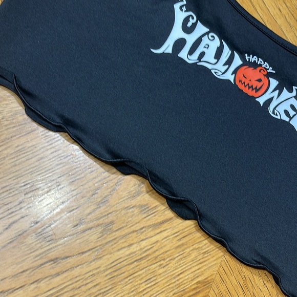 NWOT HALLOWEEN PAJAMA NIGHT SHORT TANK SET - Picture 4 of 5